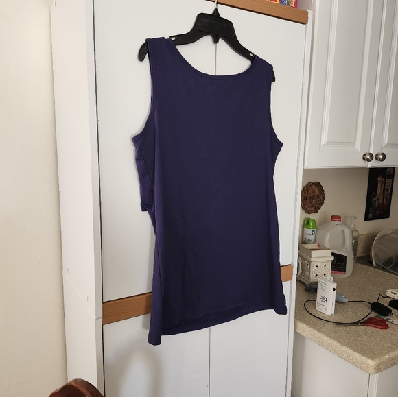 NWT-2 BEARSLAND Stylish Pregnant Maternity Nursing Tank Tops. Black&Blue. Medium - Picture 12 of 16